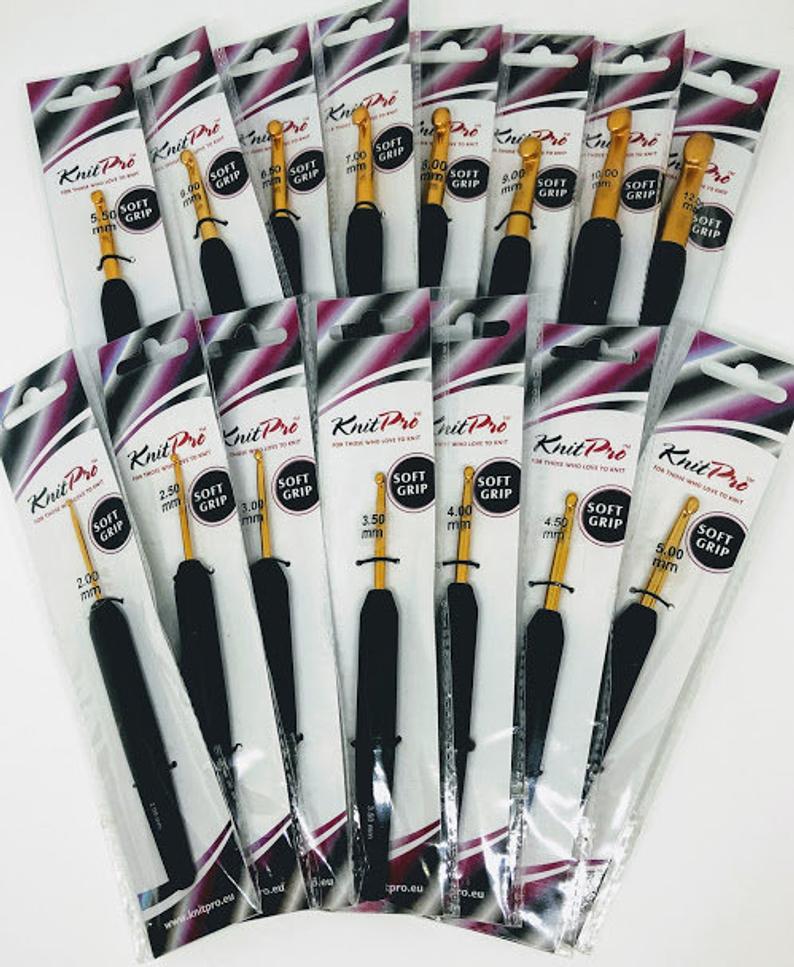 KnitPro Soft Grip Crochet Hooks The Wool Shoppe