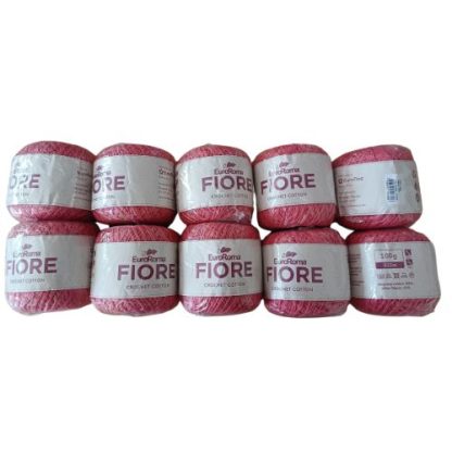 Kismet Yarns Fiore - Colour 1070 - Pink (10 x 100 Packet)