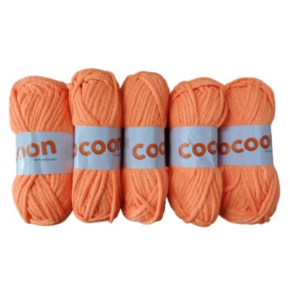 Kismet Yarns Cocoon - Neon Orange (5 x 100g Packet)