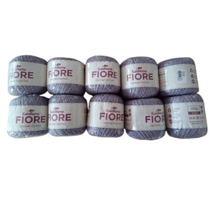 Kismet Yarns Fiore - Colour 600 - Lilac (10 x 100 Packet)