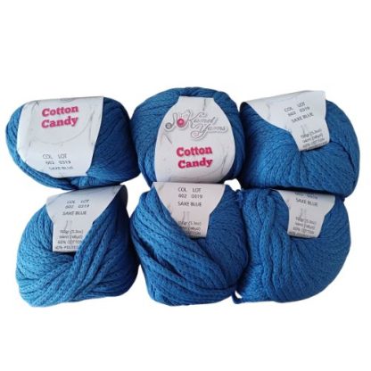 Kismet Yarns Cotton Candy - Colour 602 - Saxe Blue (6 x 150 Packet)