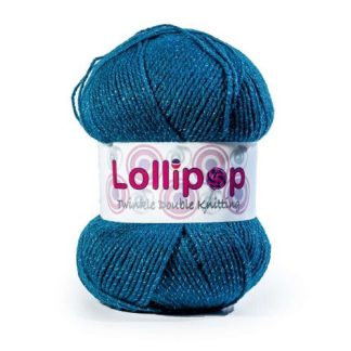 Kismet Lollipop Double Knit Twinkle - Teal - 5 x 100g Packet