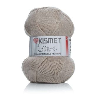 Kismet Lollipop Double Knit Twinkle - Beige - 5 x 100g Packet