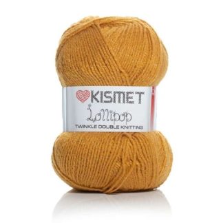 Kismet Lollipop Double Knit Twinkle - Mustard - 5 x 100g Packet