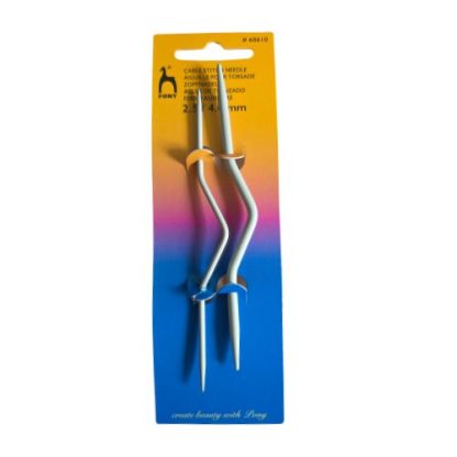 Pony Cable Needles Bent - 2 per Card