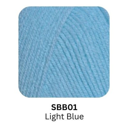 Elite Yarns Snowball Basic - Colour SBB01 - Light Blue