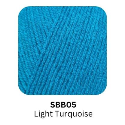 Elite Yarns Snowball Basic - Colour SBB05 - Light Turquoise