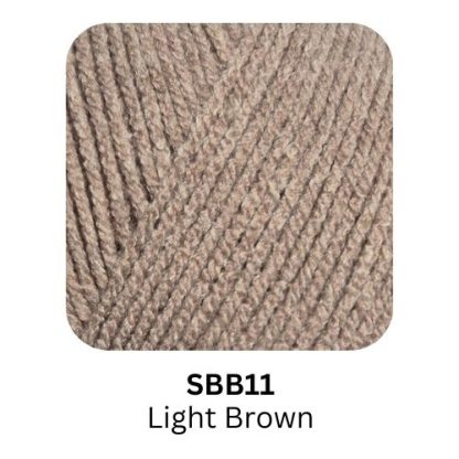 Elite Yarns Snowball Basic - Colour SBB11 - Light Brown