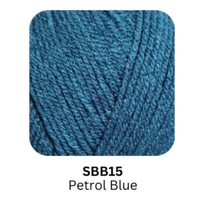 Elite Yarns Snowball Basic - Colour SBB15 - Petrol Blue