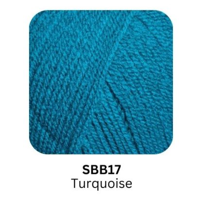 Elite Yarns Snowball Basic - Colour SBB17 - Turquoise