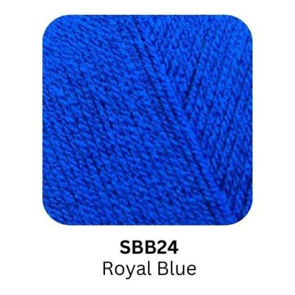 Elite Yarns Snowball Basic - Colour SBB24 - Royal Blue