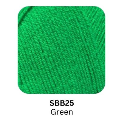 Elite Yarns Snowball Basic - Colour SBB25 - Green