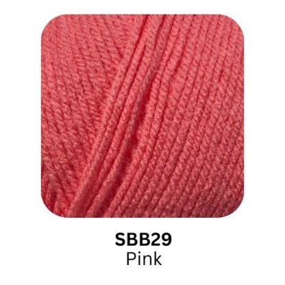 Elite Yarns Snowball Basic - Colour SBB29 - Pink