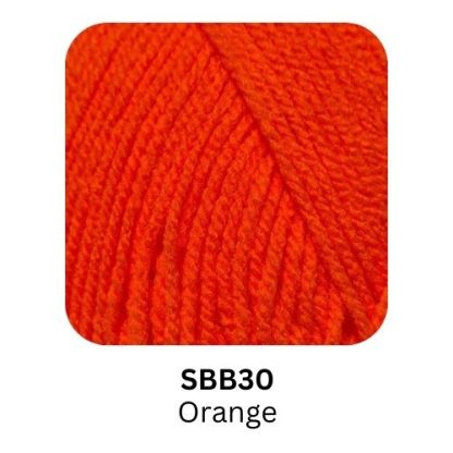 Elite Yarns Snowball Basic - Colour SBB30 - Orange