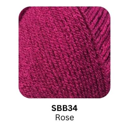 Elite Yarns Snowball Basic - Colour SBB34 - Rose