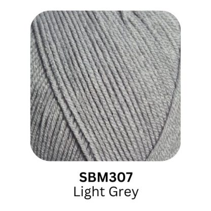 Elite Yarns Snowball Mega - Colour SBM307 - Light Grey