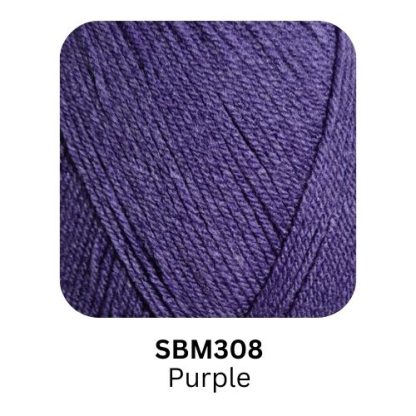 Elite Yarns Snowball Mega - Colour SBM308 - Purple