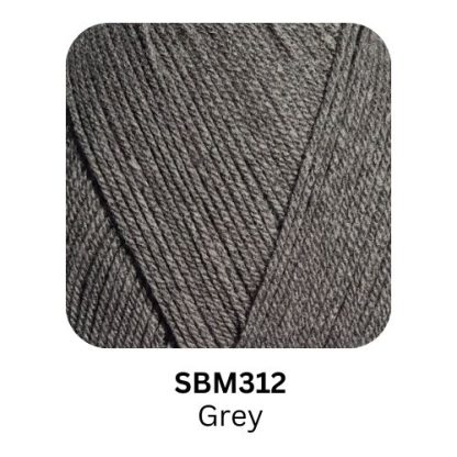 Elite Yarns Snowball Mega - Colour SBM312 - Grey