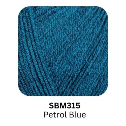 Elite Yarns Snowball Mega - Colour SBM315 - Petrol Blue