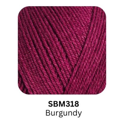 Elite Yarns Snowball Mega - Colour SBM318 - Burgundy