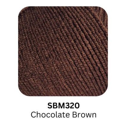 Elite Yarns Snowball Mega - Colour SBM320 - Chocolate Brown