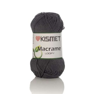 Kismet Yarns Macrame Loopy - Colour 103 - Dark Grey