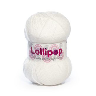 Kismet Lollipop Double Knit Twinkle - White