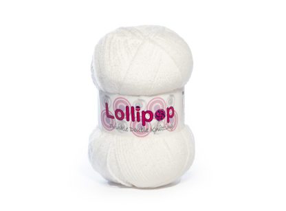 Kismet Lollipop Double Knit Twinkle - White