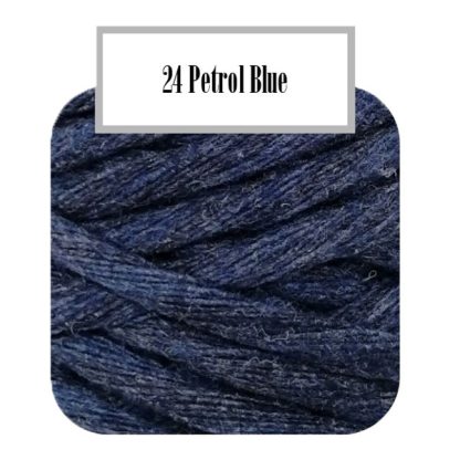 Tinkly Macrame Twist - 3mm - Petrol Blue