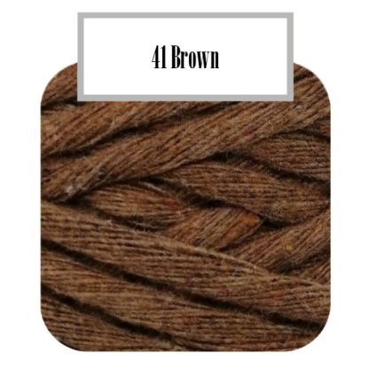 Tinkly Macrame Twist - 3mm - Brown