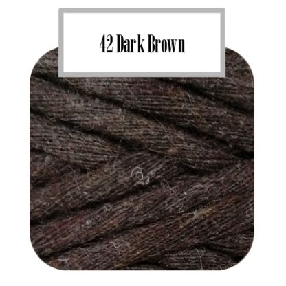 Tinkly Macrame Twist - 3mm - Dark Brown