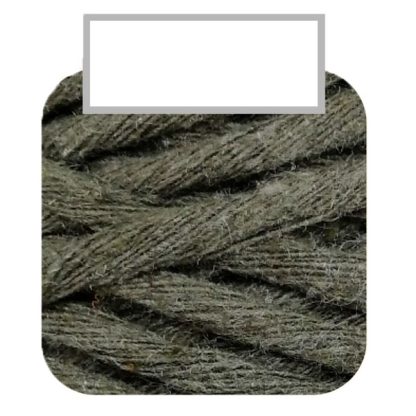 Tinkly Macrame Twist - 3mm - Khaki