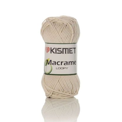 Kismet Yarns Macrame Loopy - Colour 702 - Cream
