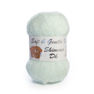Soft & Gentle Baby Double Knit Shimmer Pale Apple