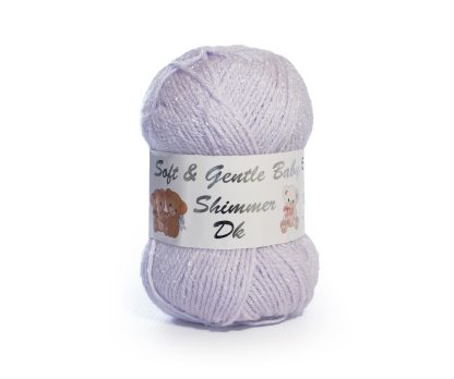 Soft & Gentle Baby Double Knit Shimmer Pale Lilac