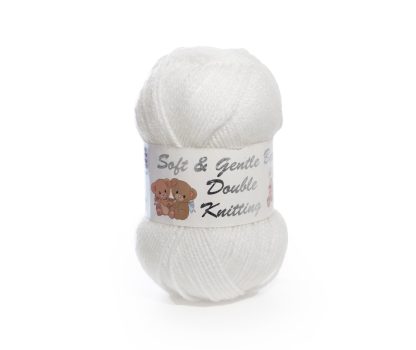 Soft & Gentle Baby Double Knit Optical White