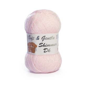 Soft & Gentle Baby Double Knit Shimmer Pale Pink