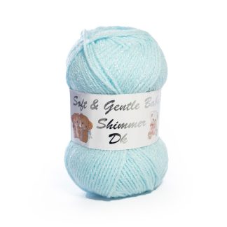 Soft & Gentle Baby Double Knit Shimmer Aqua