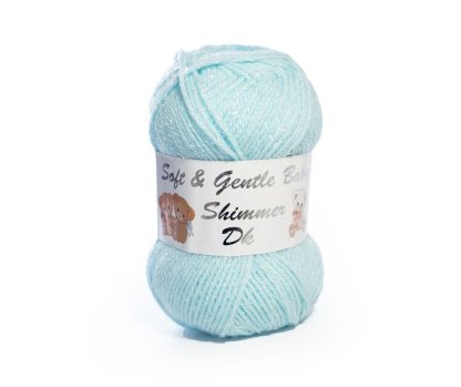 Soft & Gentle Baby Double Knit Shimmer Aqua