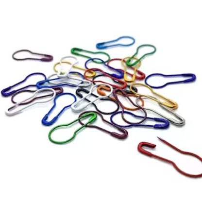 Metal Stitch Markers - 30 Pieces
