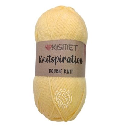Kismet Knitspiration Double Knit - Colour K42 - Lemon Yellow