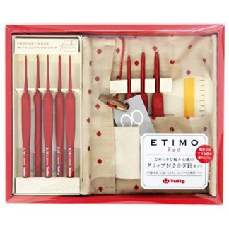 Tulip Etimo Red Cushion Grip Crochet Hook Set