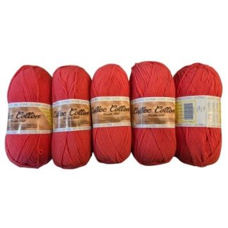 Coffee Cotton - Last Season - Colour 142105 - Blush (5 x 100g Packet)