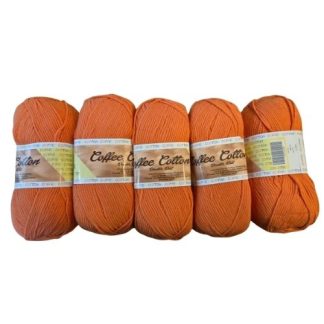 Coffee Cotton - Last Season - Colour 142113 - Citrus (5 x 100g Packet)