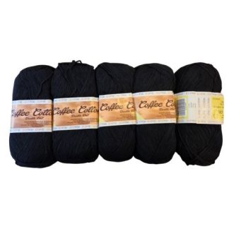 Coffee Cotton - Last Season - Colour 16020305 - Black (5 x 100g Packet)