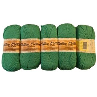 Coffee Cotton - Last Season - Colour 4066 - Apple (5 x 100g Packet)