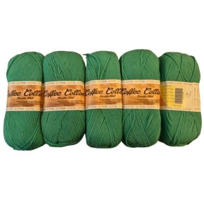 Coffee Cotton - Last Season - Colour 4066 - Apple (5 x 100g Packet)
