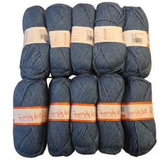 Family Knit Chunky - Denim (10 x 50g Packet)