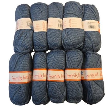 Family Knit Chunky - Denim (10 x 50g Packet)