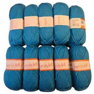 Family Knit Chunky - Turquoise Splash (10 x 50g Packet)